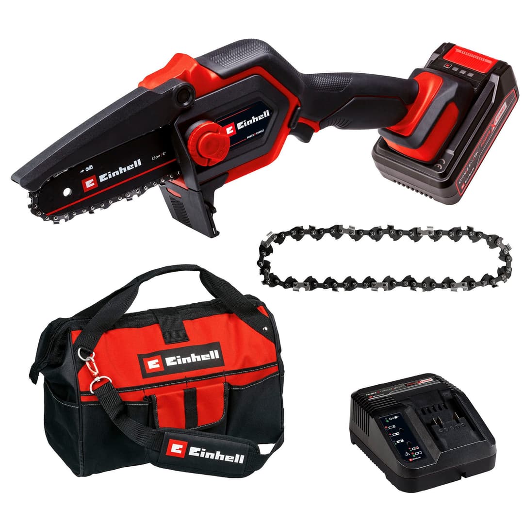 Einhell Akku-Kettensäge GE-PS 18/15 Li Bag Kit | Mehrfarbig