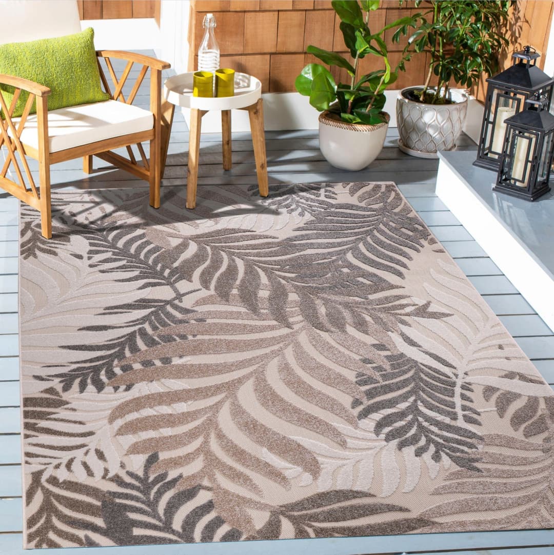 Sanat Teppich Floral Outdoor | Beige