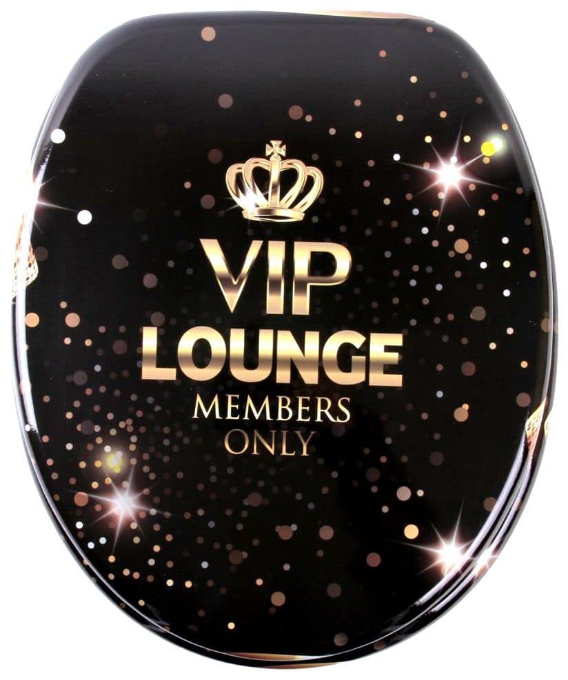 Sanilo WC-Sitz VIP Lounge | Schwarz