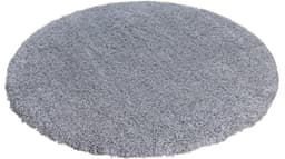 OTTO home Shaggy Teppich rund 140cm | Grau