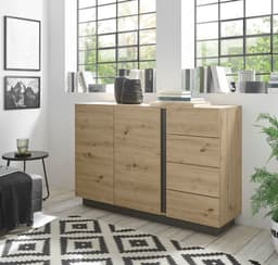 Home affaire Sideboard CLAiR Sideboard 53 | Holztöne