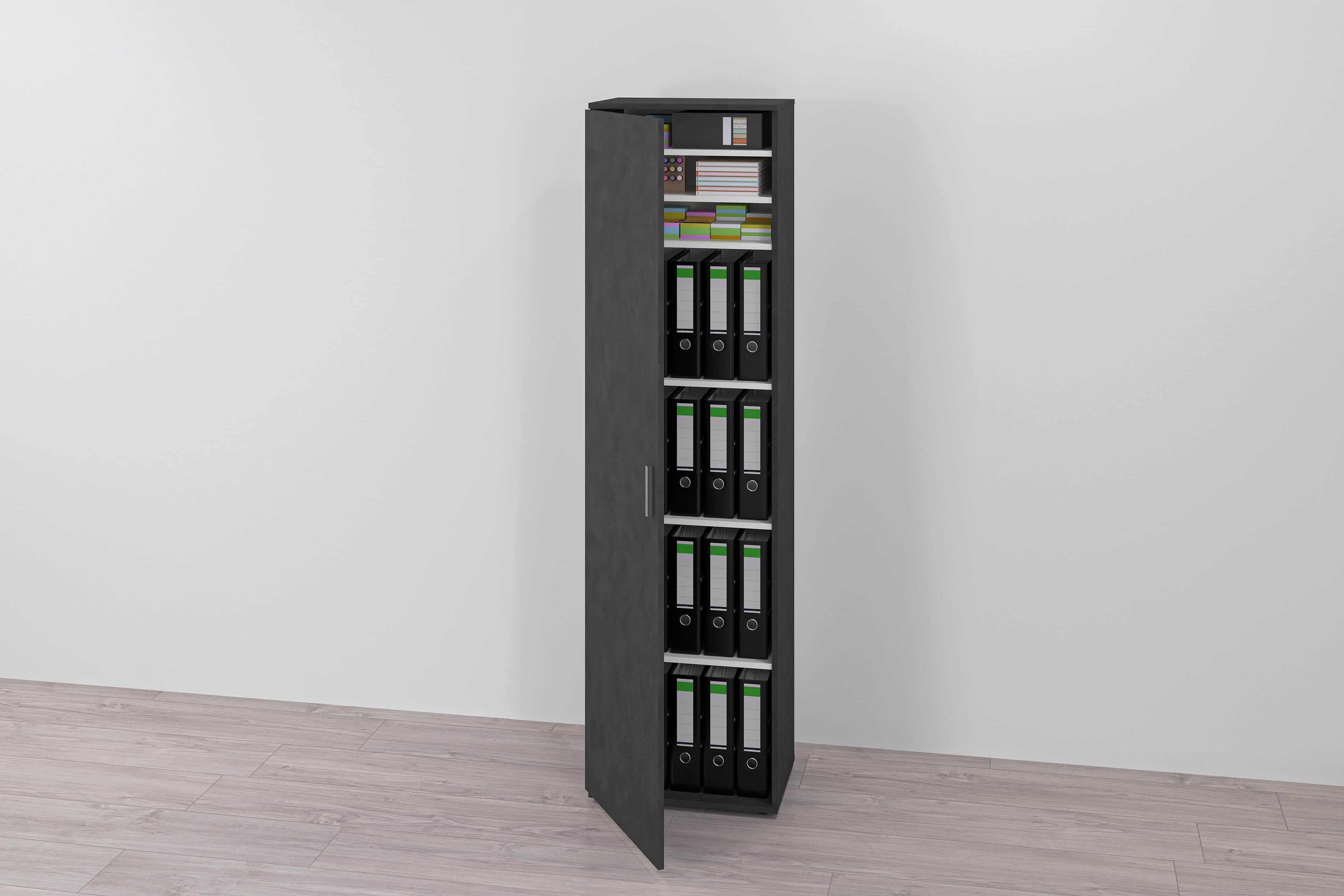 FMD Mehrzweckschrank Inca 1 | Schwarz