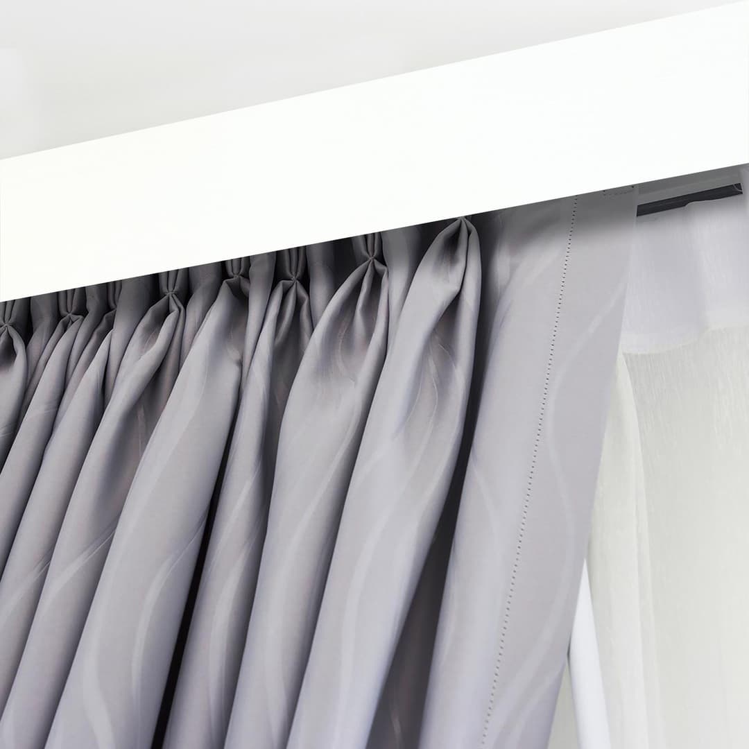 SN DECO GROUP Gardinenschiene Vorhangschiene SH | Weiß