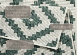 HANSE Home Teppich Malta Wendeteppich | Grün