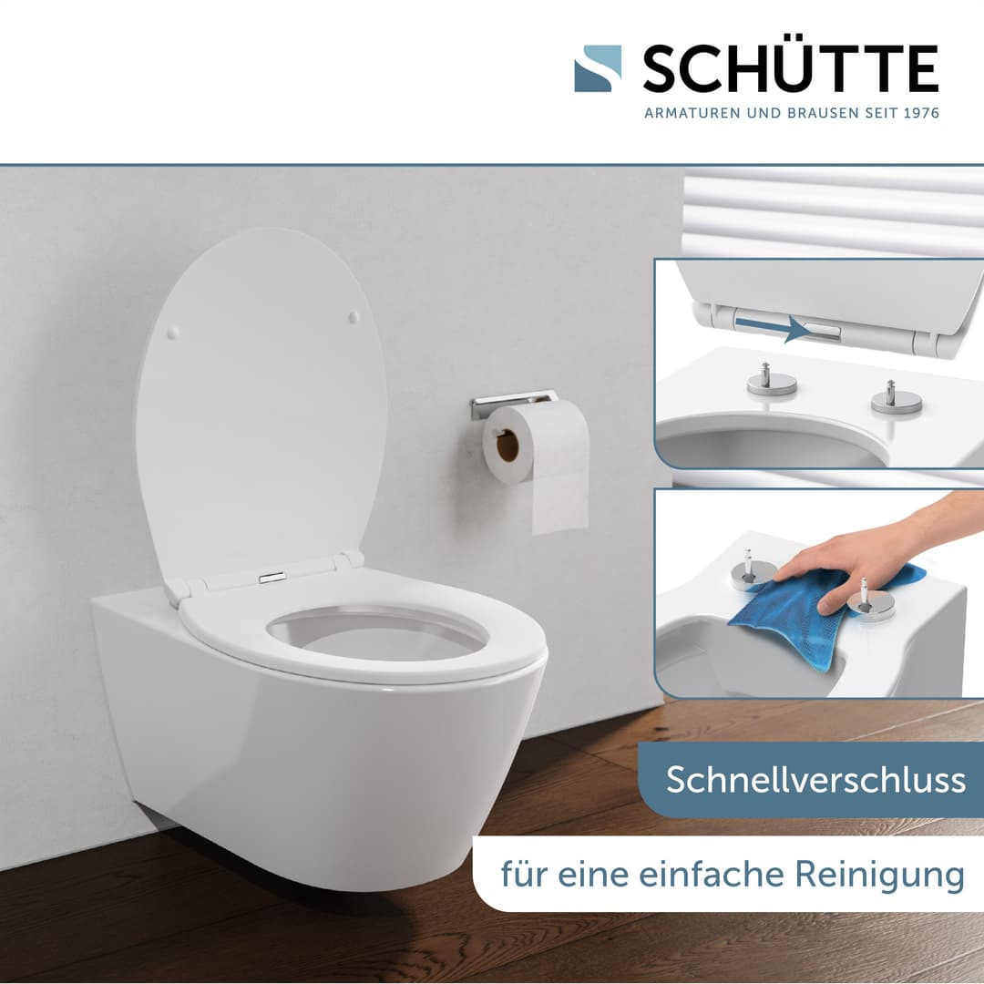 Schütte WC-Sitz WHITE PREMIUM | Weiß