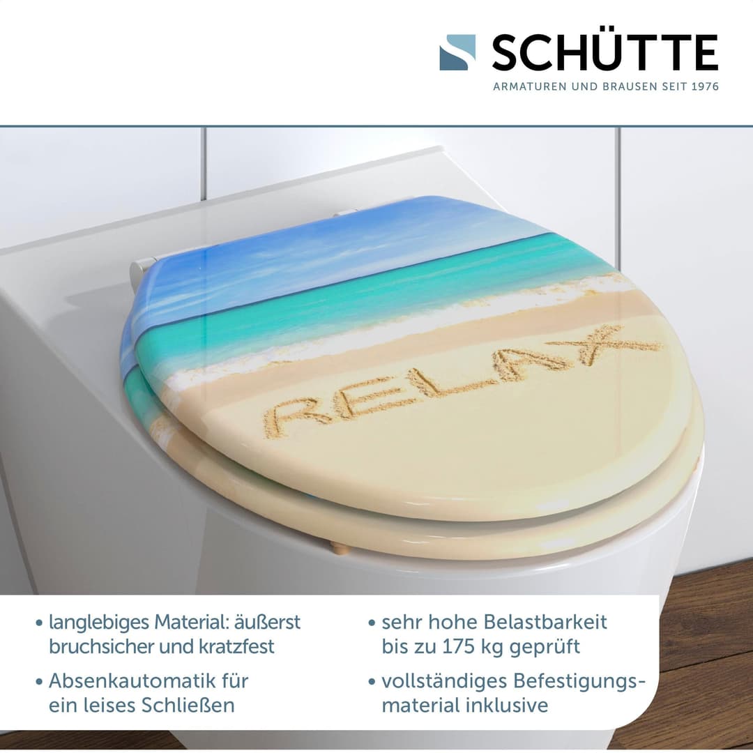 Schütte WC-Sitz Relax | Mehrfarbig