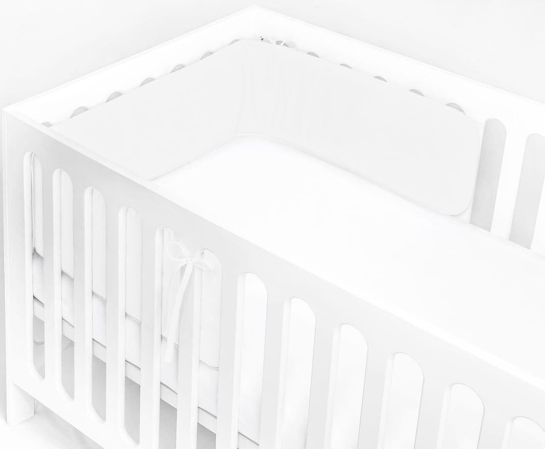 Julius Zöllner Bettnestchen Basic Soft Uni | Weiß