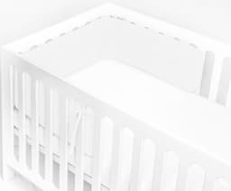 Julius Zöllner Bettnestchen Basic Soft Uni | Weiß