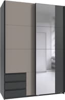 Wimex Schwebetürenschrank Emden | Grau