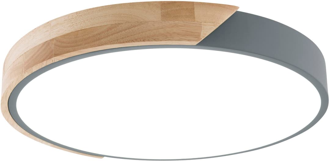 Näve LED Deckenleuchte Borneo | Grau