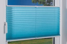 K-HOME Plissee Klemmfix Pisa | Blau