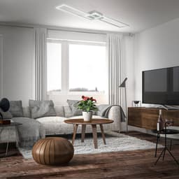B.K.Licht LED Deckenleuchte BK_FR1439 | Weiß