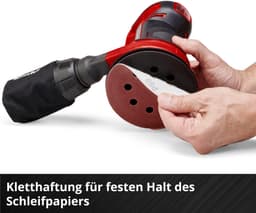 Einhell Exzenterschleifer TE-RS 18 Li - Solo | Rot