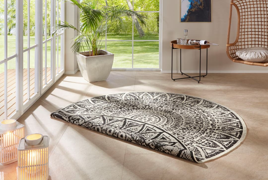HANSE Home Teppich Lilja | Schwarz