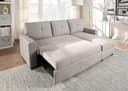 ATLANTIC home collection Ecksofa Gerrit L-Form | Beige 2