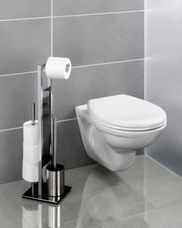 WENKO WC-Garnitur Rivalta | Silber