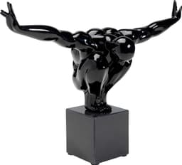 Kare Design Dekoobjekt Deko Objekt Athlet Black Small 43cm | Schwarz