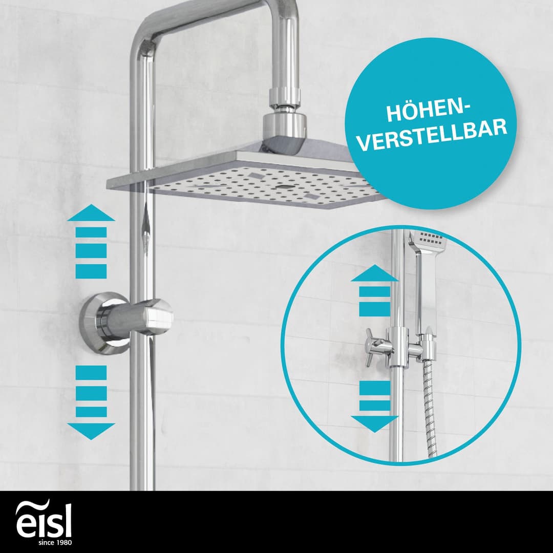 Eisl Duschsystem EASY COOL | Silber