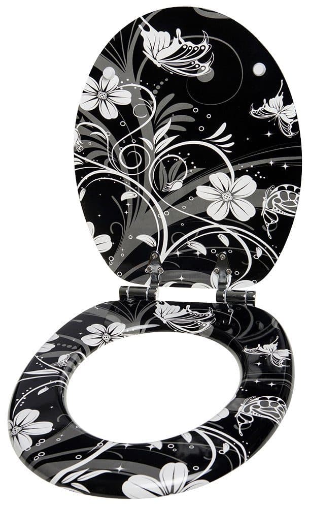Sanilo WC-Sitz White Flower, mit Absenkautomatik | Mehrfarbig