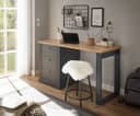 OTTO home Schreibtisch WESTMINSTER | Grau