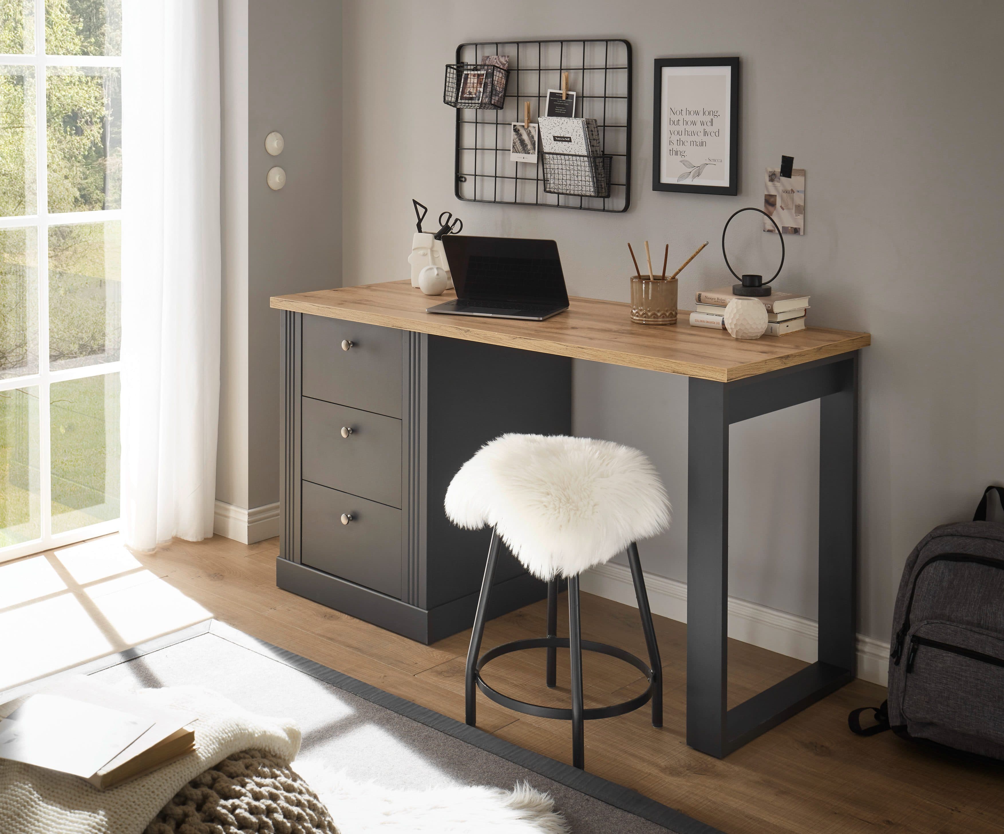 OTTO home Schreibtisch WESTMINSTER | Grau