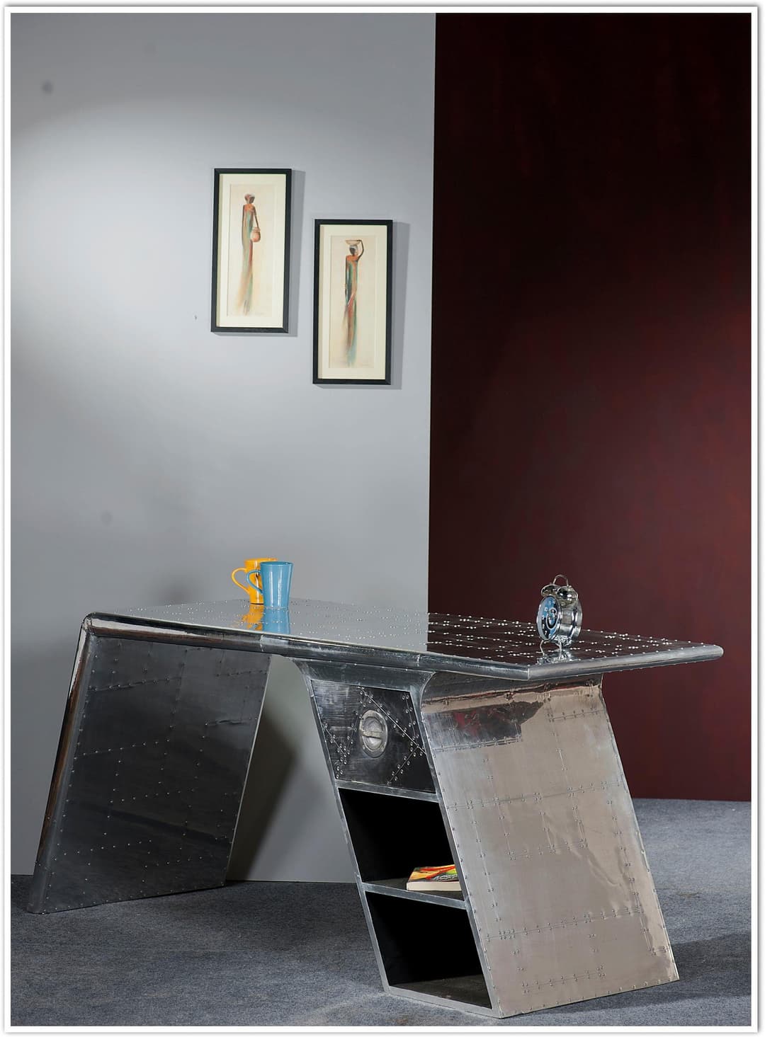 SIT AIRMAN Schreibtisch | Silber