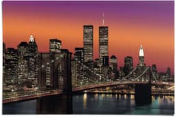 Reinders! Poster New York Brooklyn Brücke | Mehrfarbig