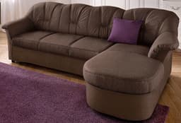 DOMO collection Ecksofa Flores Schlafsofa | Braun