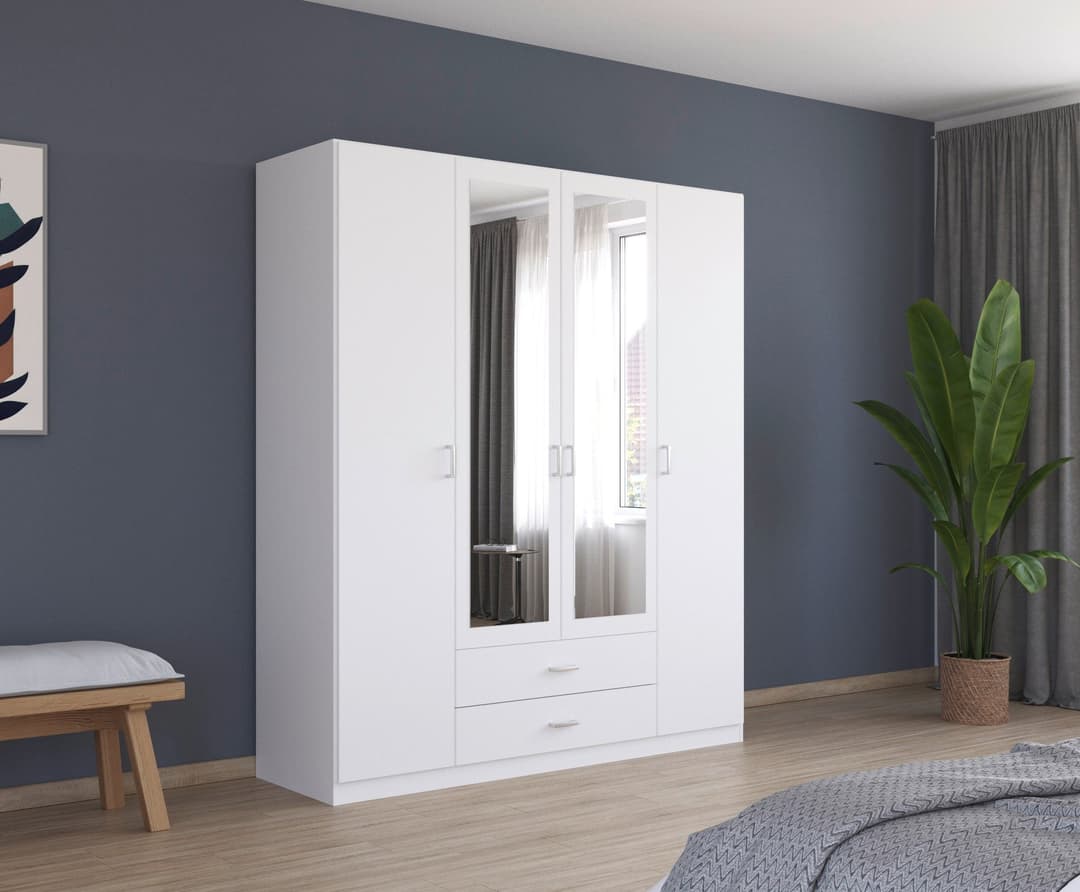 rauch Kleiderschrank GAMMA | Weiß