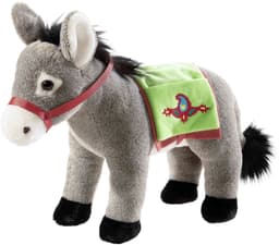 Heunec® Kuscheltier Kuschelkarawane, Esel 35 cm | Grau