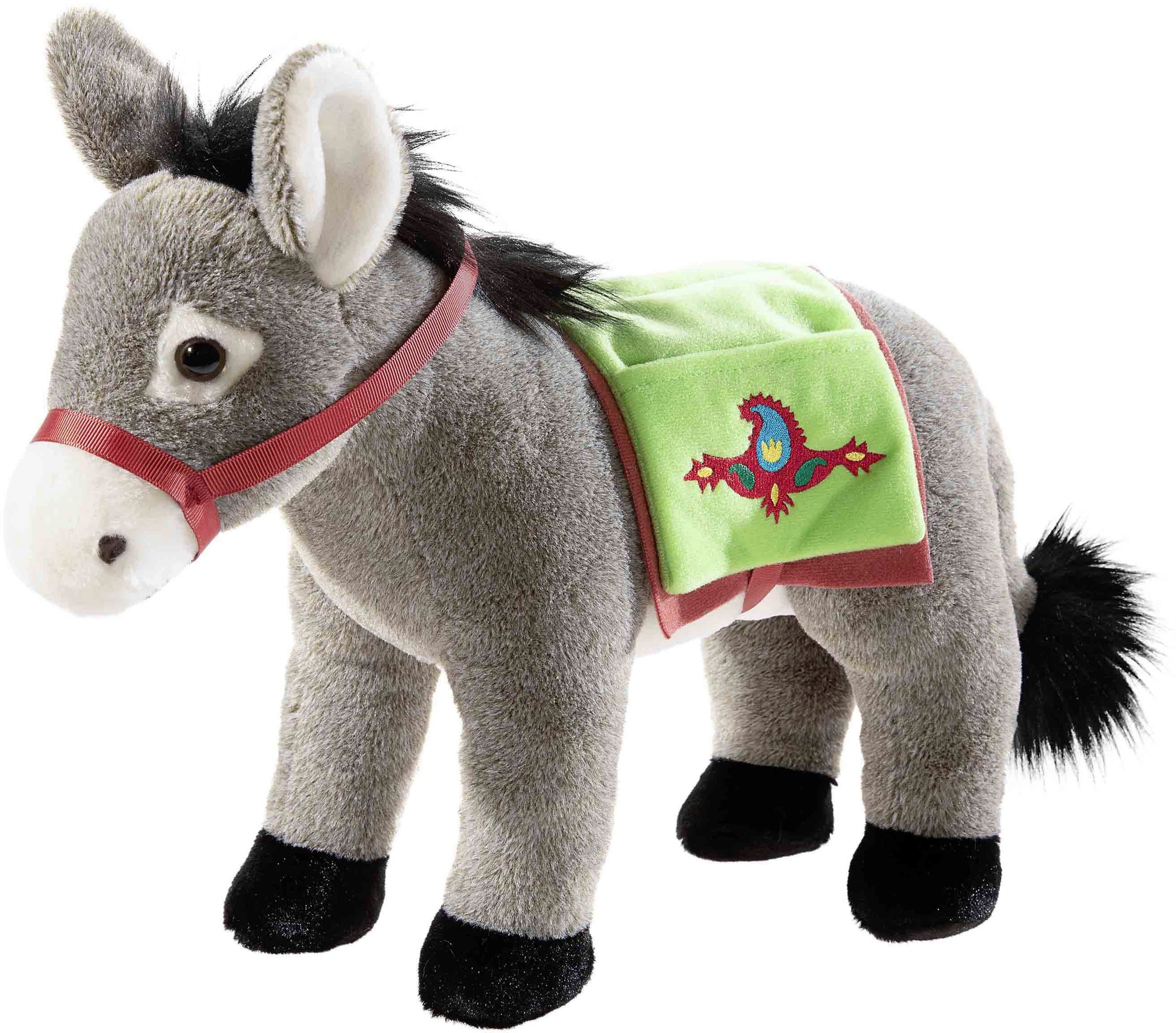 Heunec® Kuscheltier Kuschelkarawane, Esel 35 cm | Grau