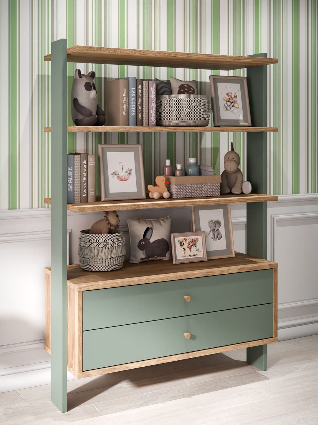 FORTE Standregal Whenua | Mehrfarbig