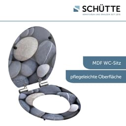 Schütte WC-Sitz GREY STONES | Mehrfarbig
