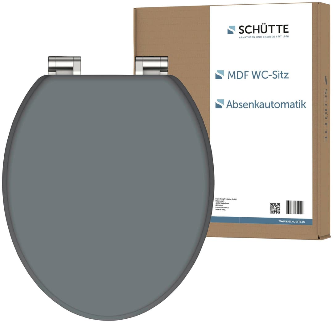 Schütte WC-Sitz SPIRIT GREY | Grau