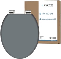 Schütte WC-Sitz SPIRIT GREY | Grau