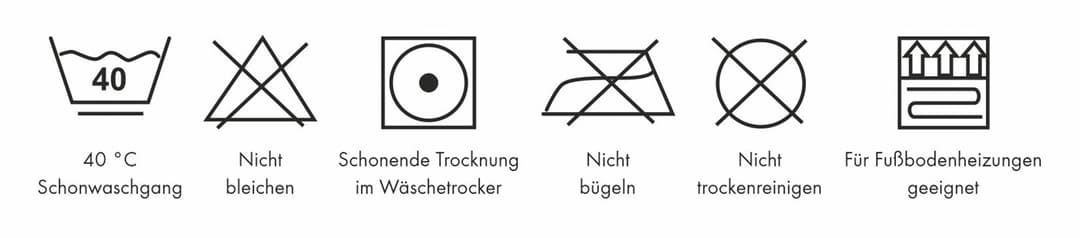 Grund Merkur Badematte 2-tlg. Set | Blau