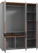 FORTE Kleiderschrank Surfino | Grau 2