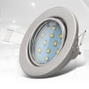 B.K.Licht LED Einbaustrahler | Silber 5