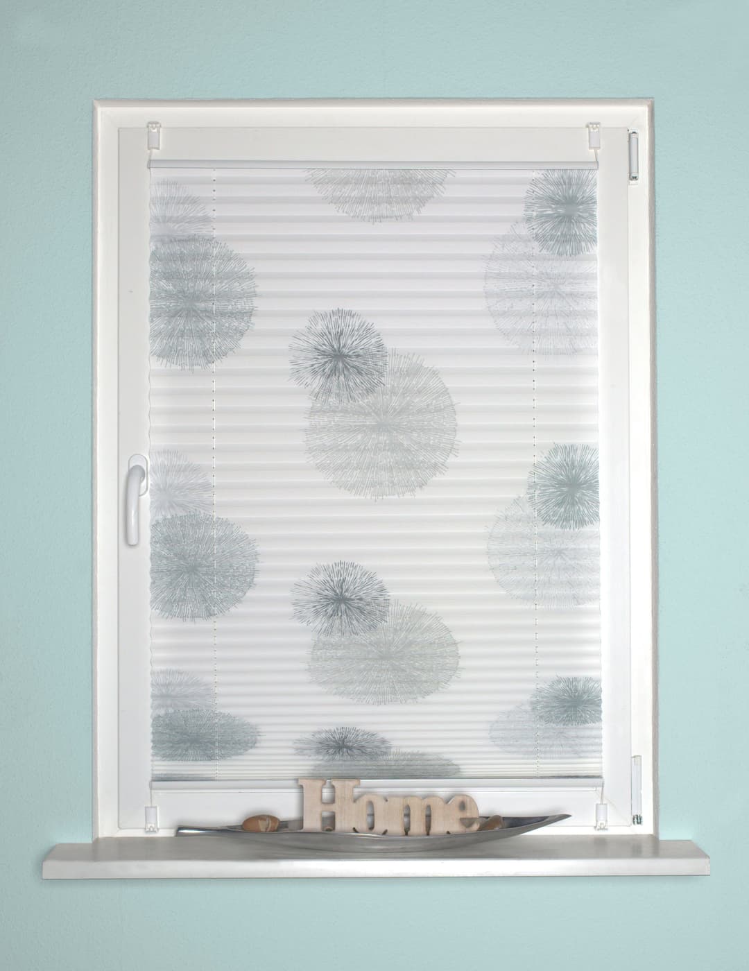 HOME WOHNIDEEN Plisseerollo RAWLINS | Grau