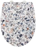 WENKO WC-Sitz Terrazzo High Gloss | Mehrfarbig