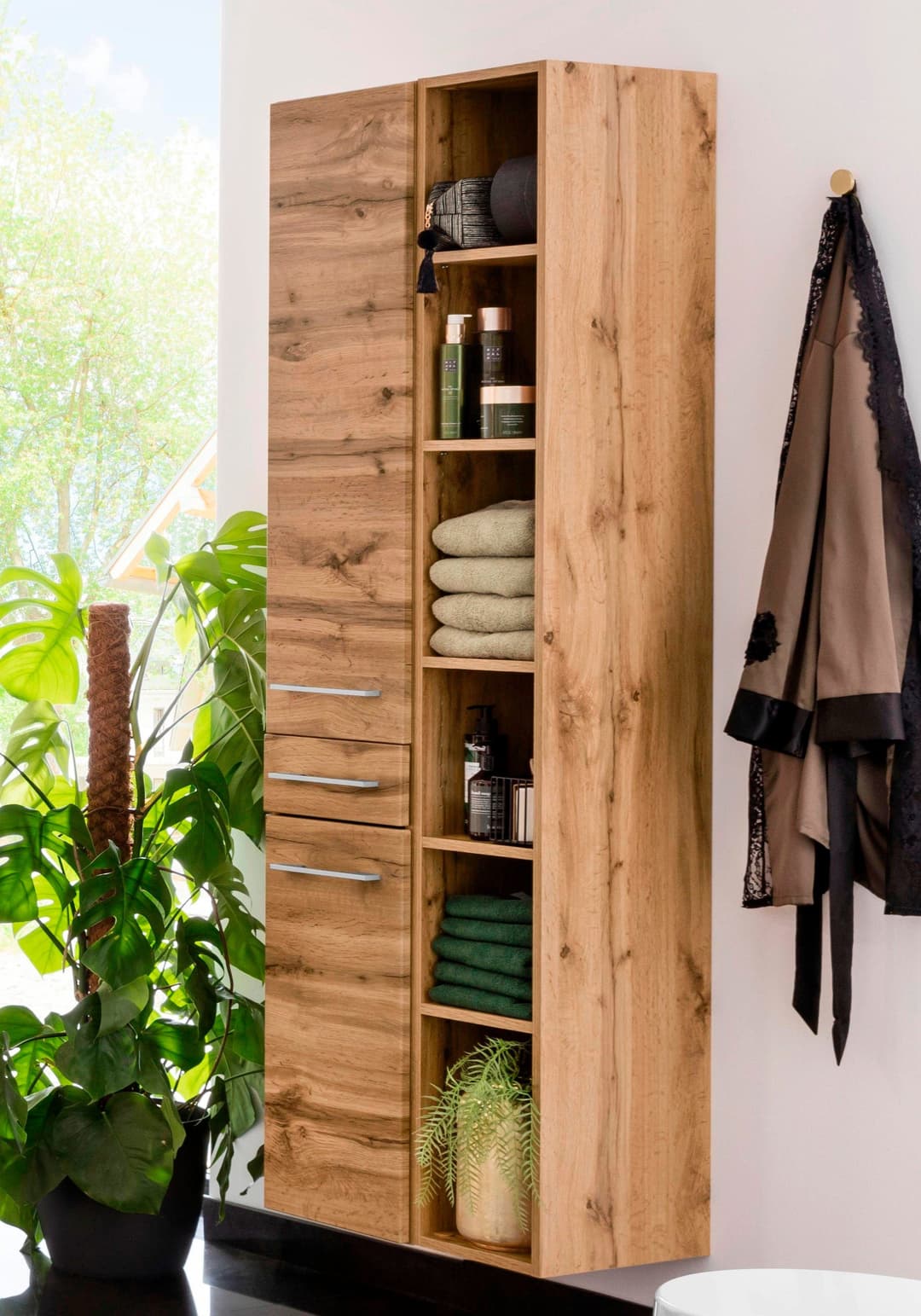 welltime Hochschrank Soria | Braun
