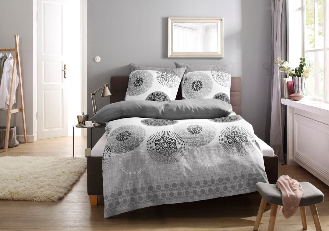 OTTO home Bettwäsche Tesso | Grau