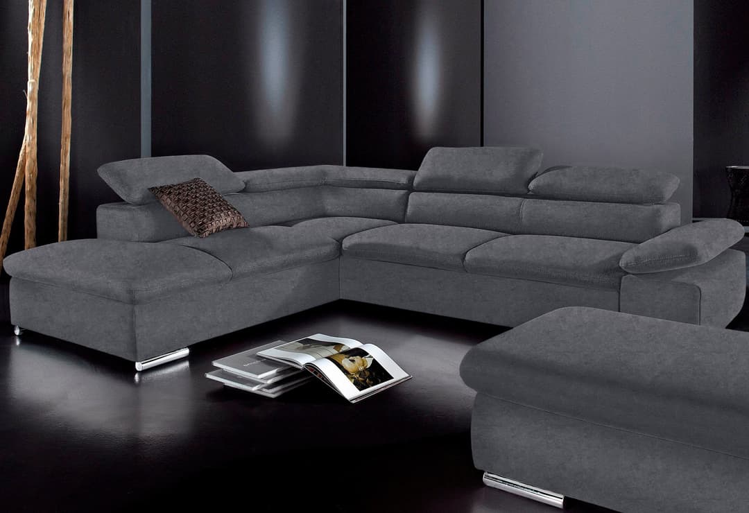 sit&more Ecksofa Alcudia L-Form | Grau