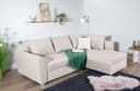 COLLECTION AB Ecksofa Jana L-Form | Beige
