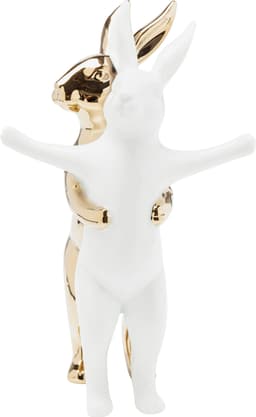 Kare Design Hugging Rabbits Medium Dekofigur | Gold