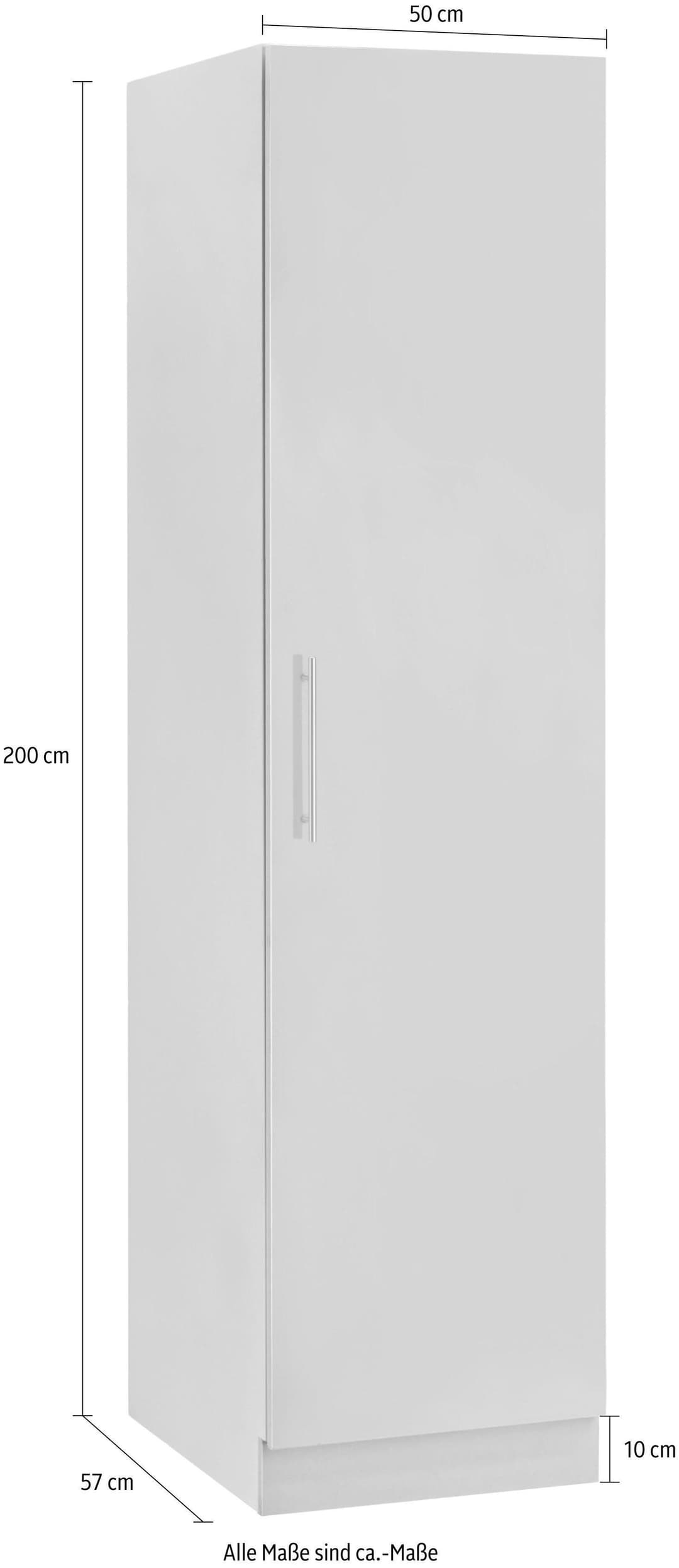 wiho Küchen Seitenschrank Cali | Beige