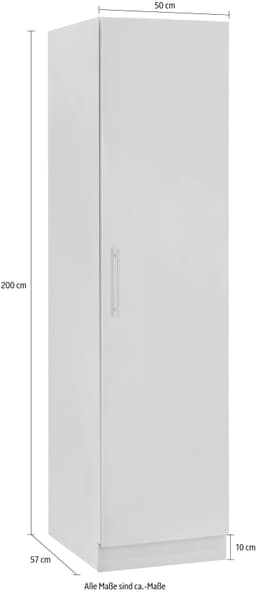 wiho Küchen Seitenschrank Cali | Beige
