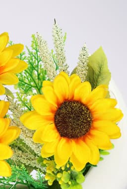 Kunstblumen Arrangement Sonnenblumen | Gelb