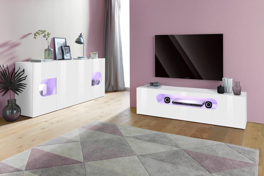 Home affaire Lowboard Real | Weiß