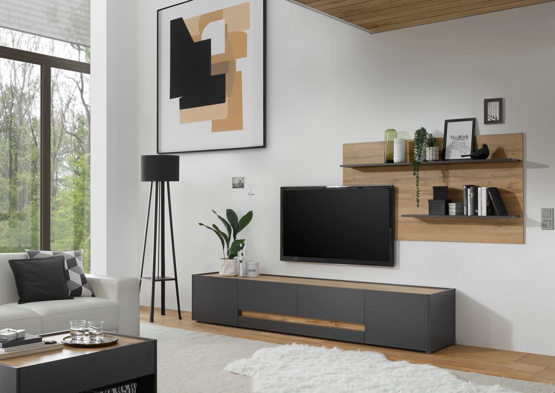 Home affaire Wohnwand City/Giron | Grau